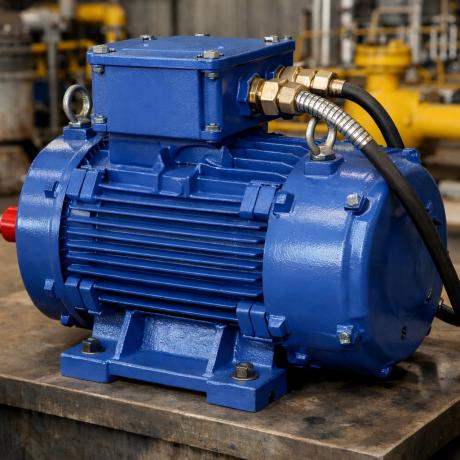 Взрывозащищенный двигатель 4ВР 80 А6 0.75 кВт 1000 об/мин 1081 на лапах В3